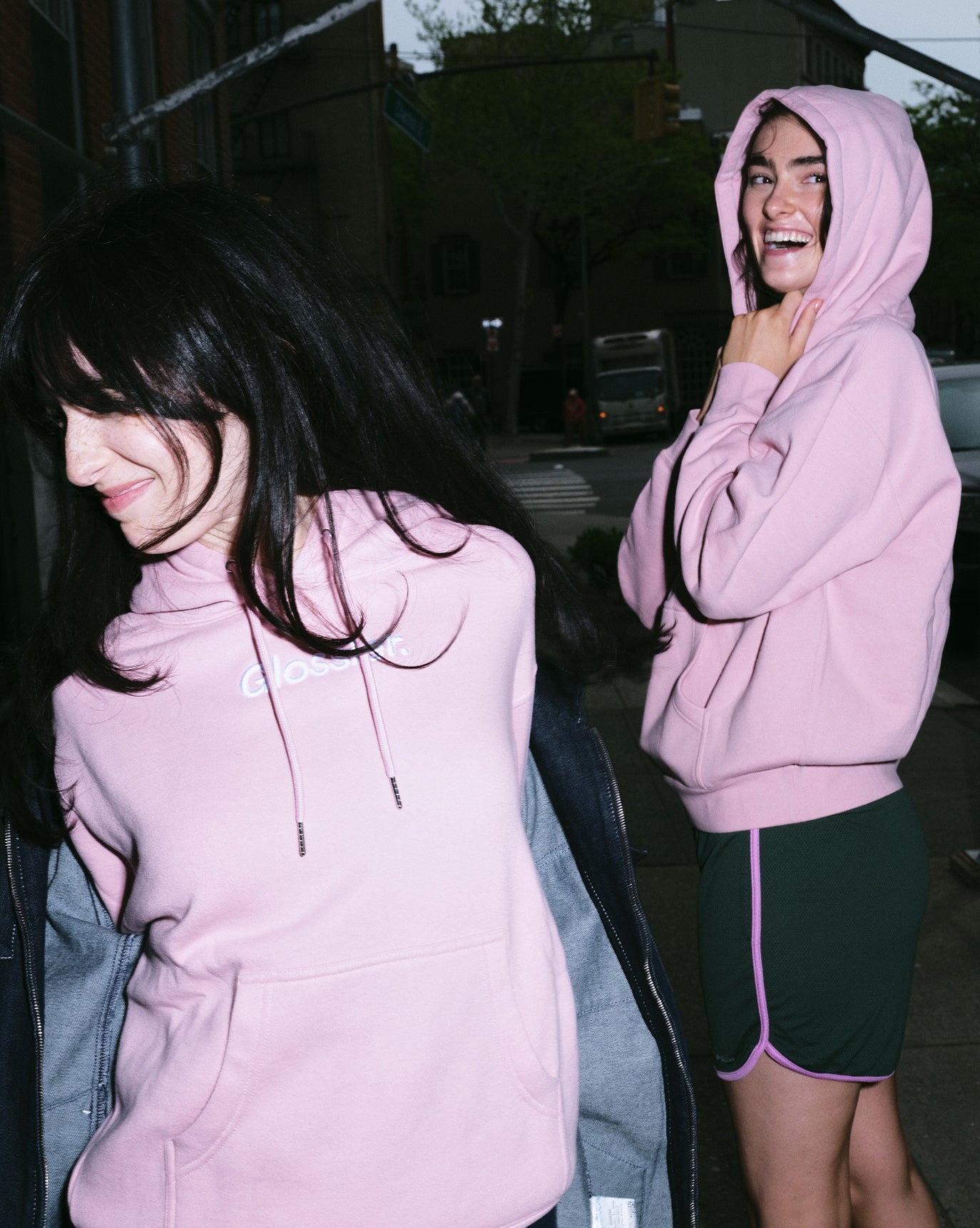SRC_F3D41BB83C46CA82 Embroidered Pink Hoodie