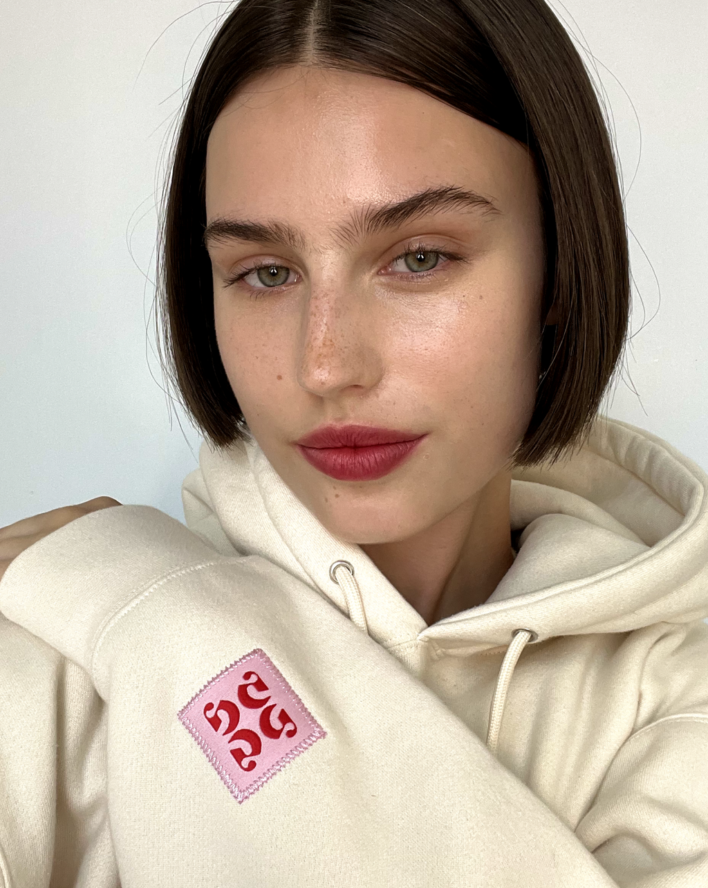 SRC_A170A31385266755 Limited Edition Embroidered Cream Hoodie